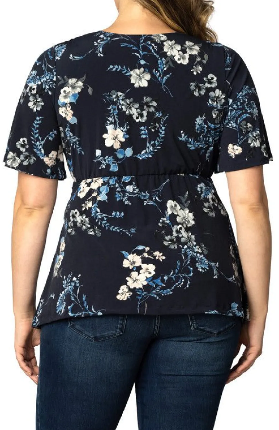 Abby Twist Front Top - Plus