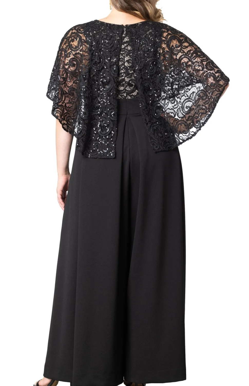 Alluring Sequins Formal Jumpsuit - Plus