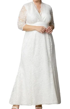 Amour Lace Wedding Gown - Plus