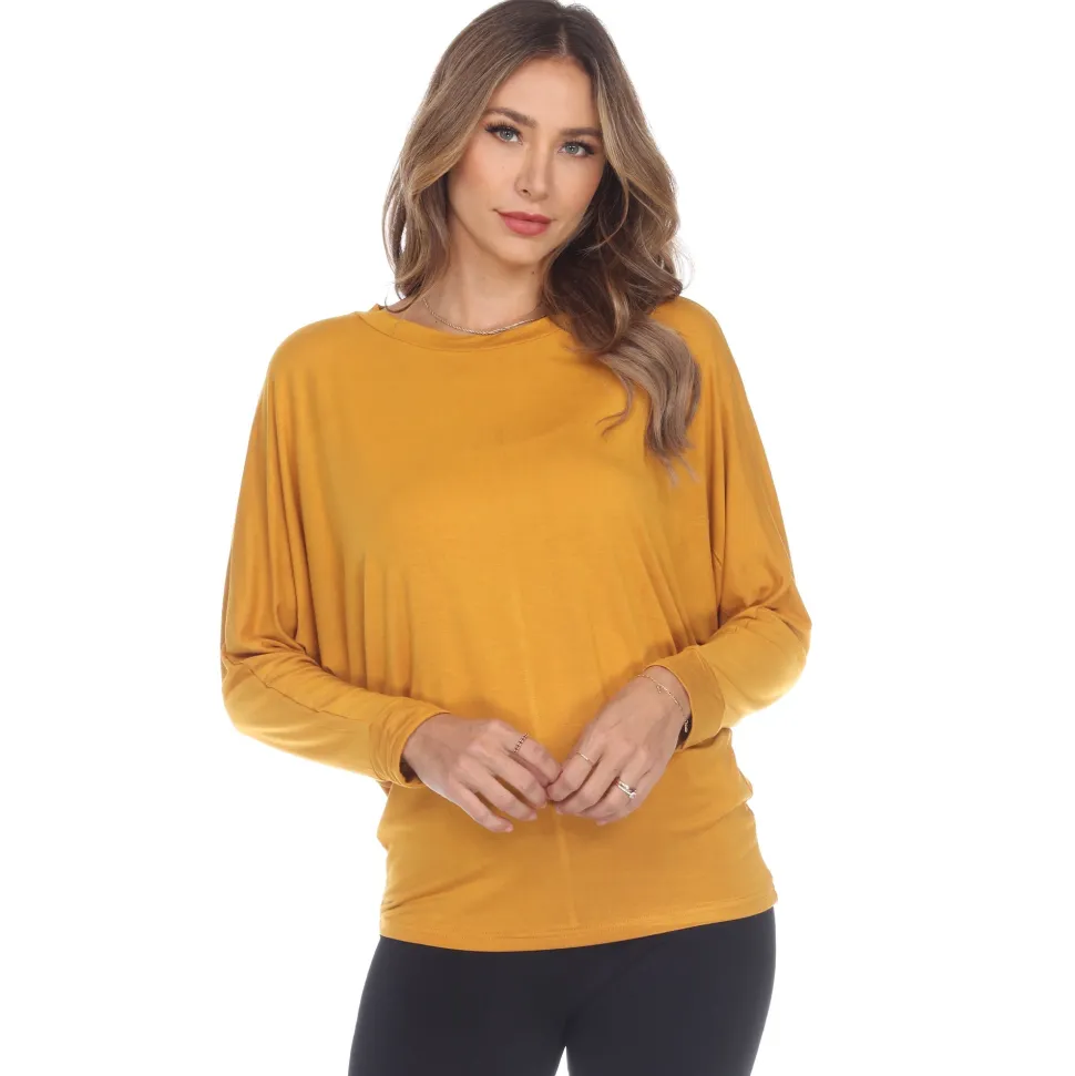 Banded Dolman Top