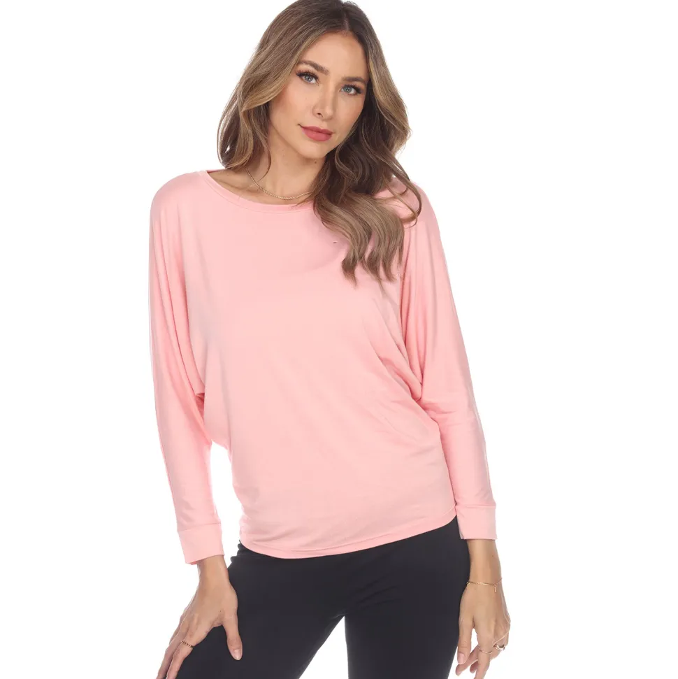 Banded Dolman Top