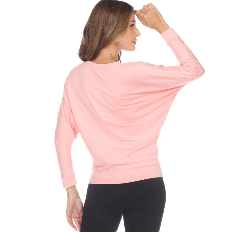 Banded Dolman Top