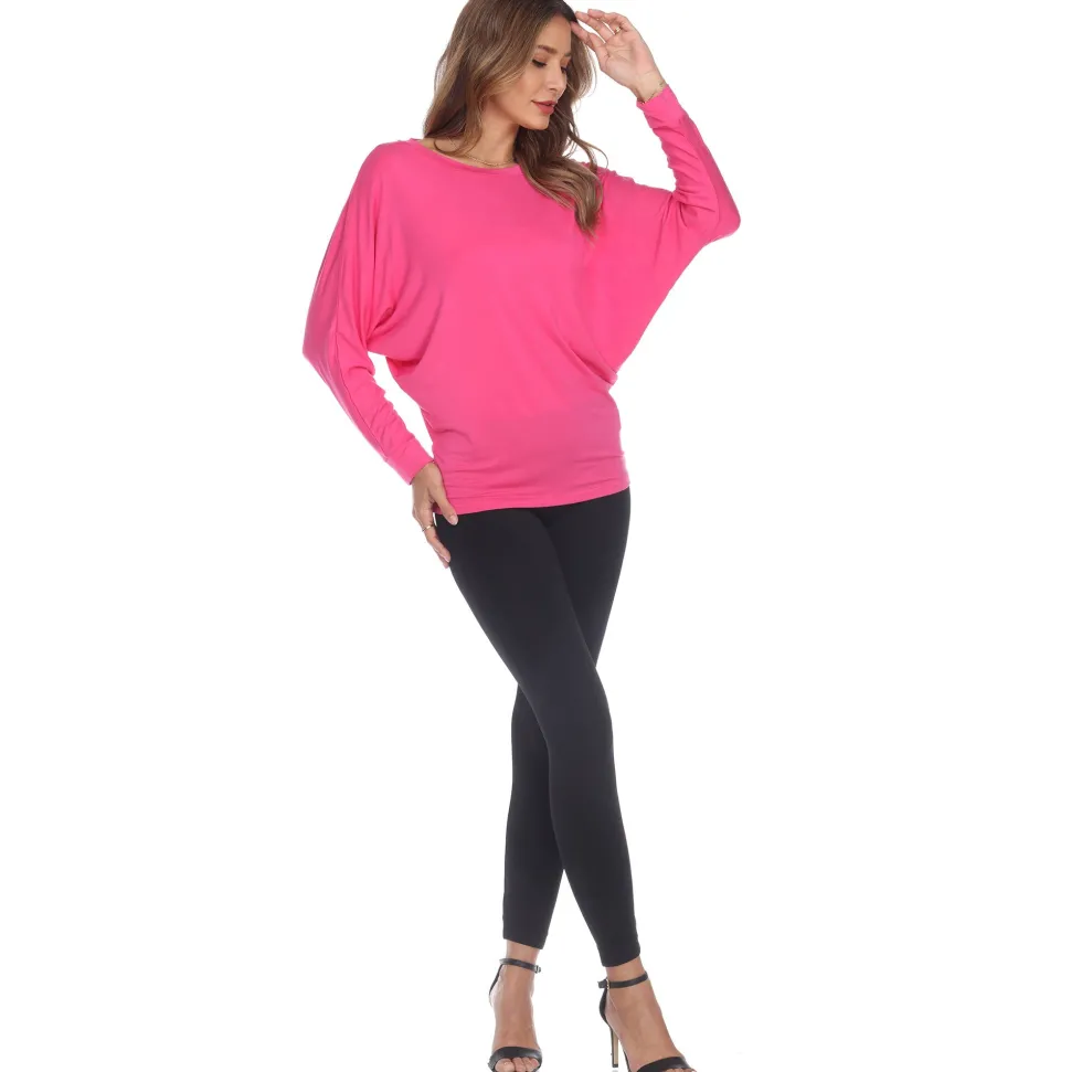 Banded Dolman Top