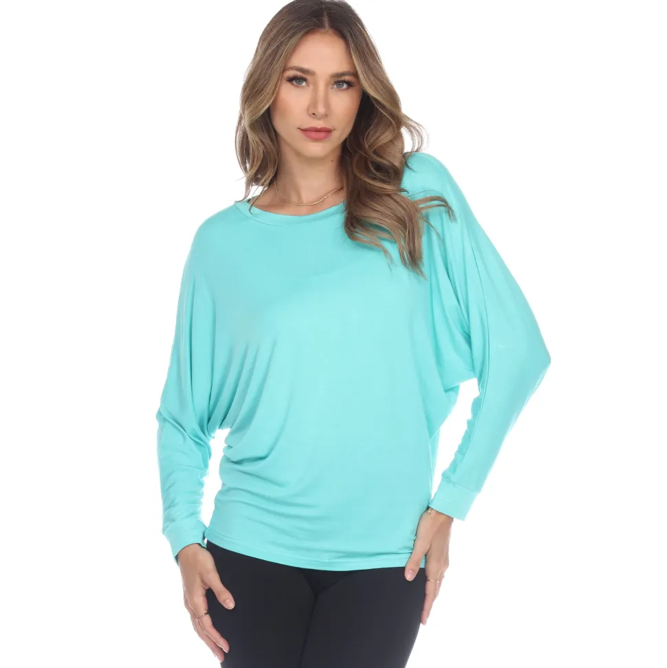 Banded Dolman Top