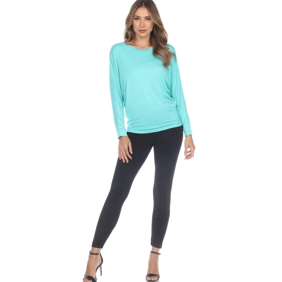 Banded Dolman Top