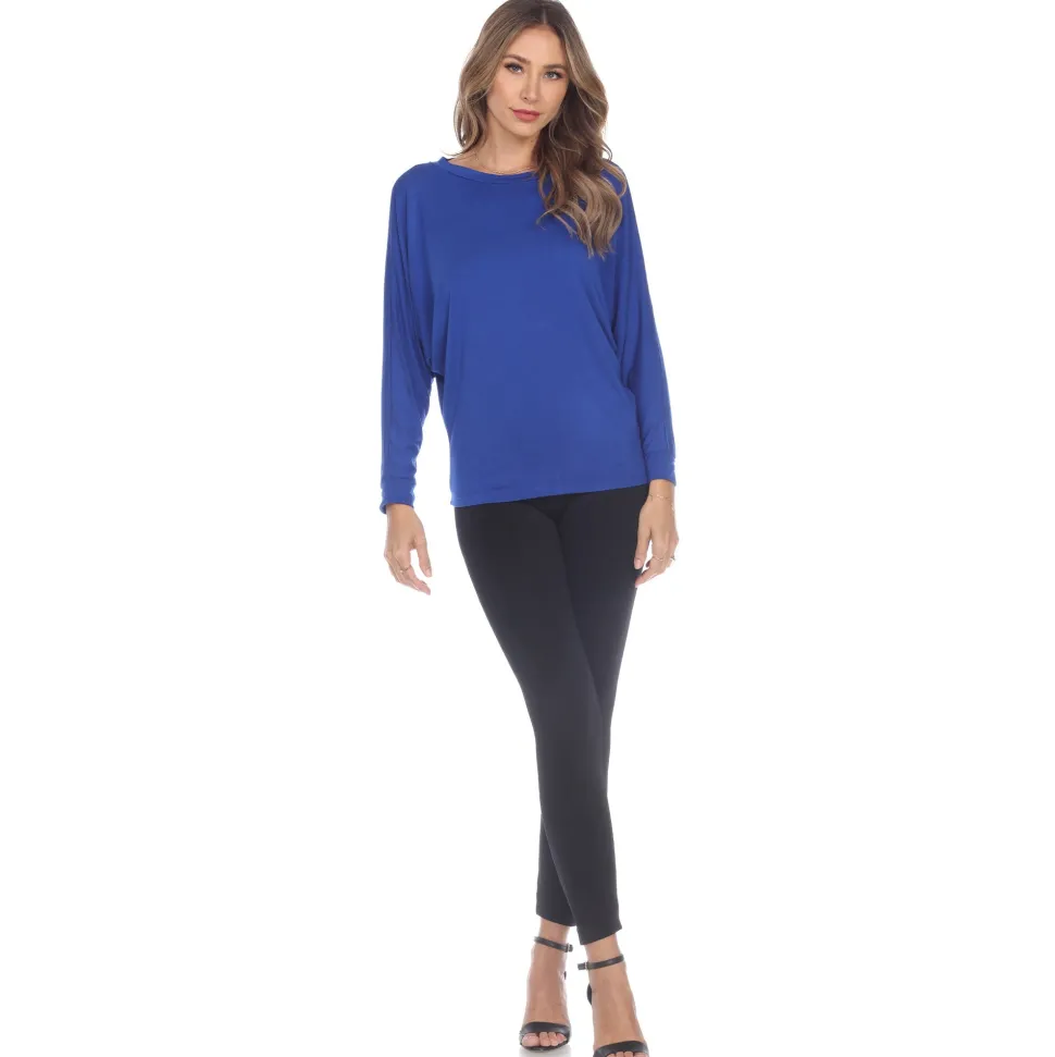 Banded Dolman Top