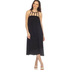 Braided Strap Midi Dress