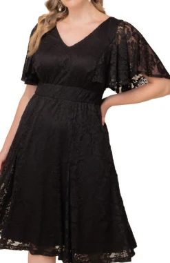 Camille Lace Cocktail Dress - Plus