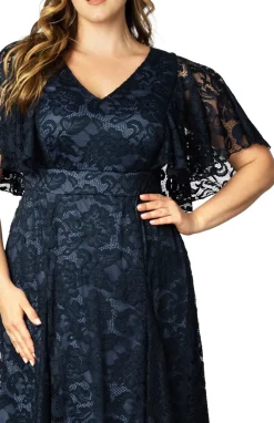 Camille Lace Cocktail Dress - Plus