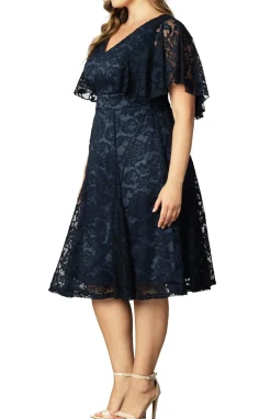 Camille Lace Cocktail Dress - Plus