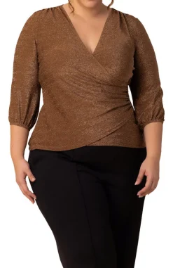 Celeste Faux Wrap Top - Plus