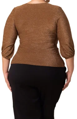 Celeste Faux Wrap Top - Plus