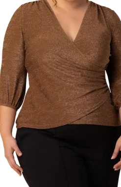Celeste Faux Wrap Top - Plus