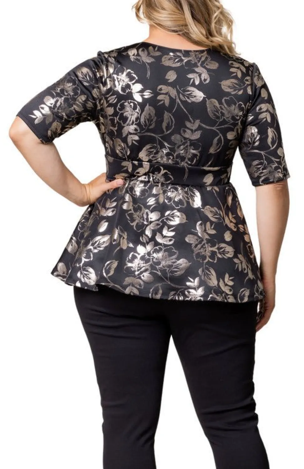 Cherished Sweetheart Peplum Top - Plus