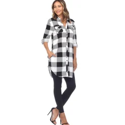 Classic Plaid Tunic Shirt