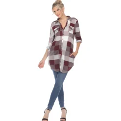 Classic Plaid Tunic Shirt