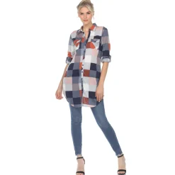 Classic Plaid Tunic Shirt
