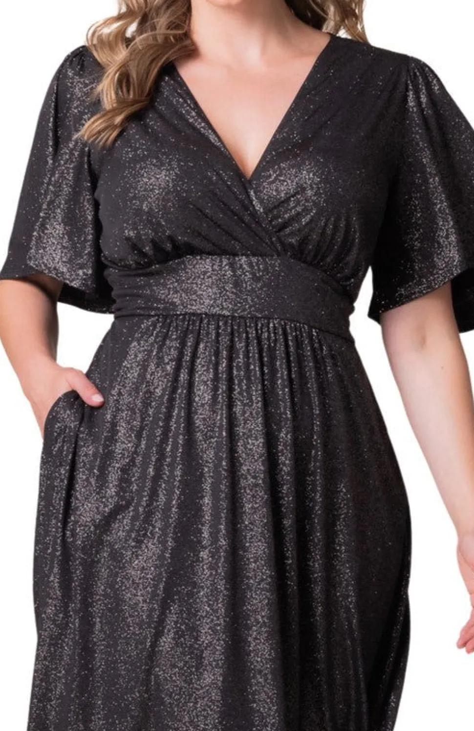Crystal Cove Midi Cocktail Dress - Plus