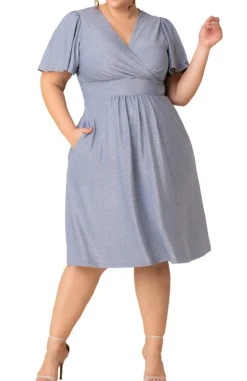 Crystal Cove Midi Cocktail Dress - Plus