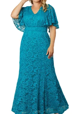 Duchess Lace Evening Gown - Plus