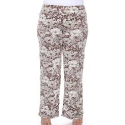 Floral Paisley Palazzo Pants - Plus