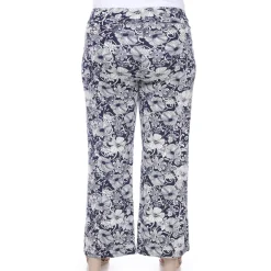 Floral Paisley Palazzo Pants - Plus