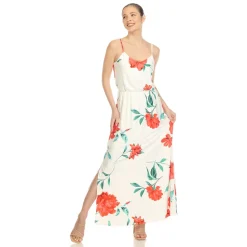 Floral Strap Maxi Dress