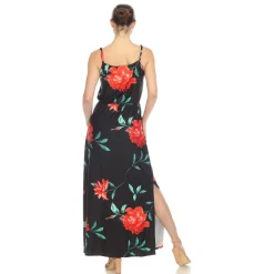 Floral Strap Maxi Dress