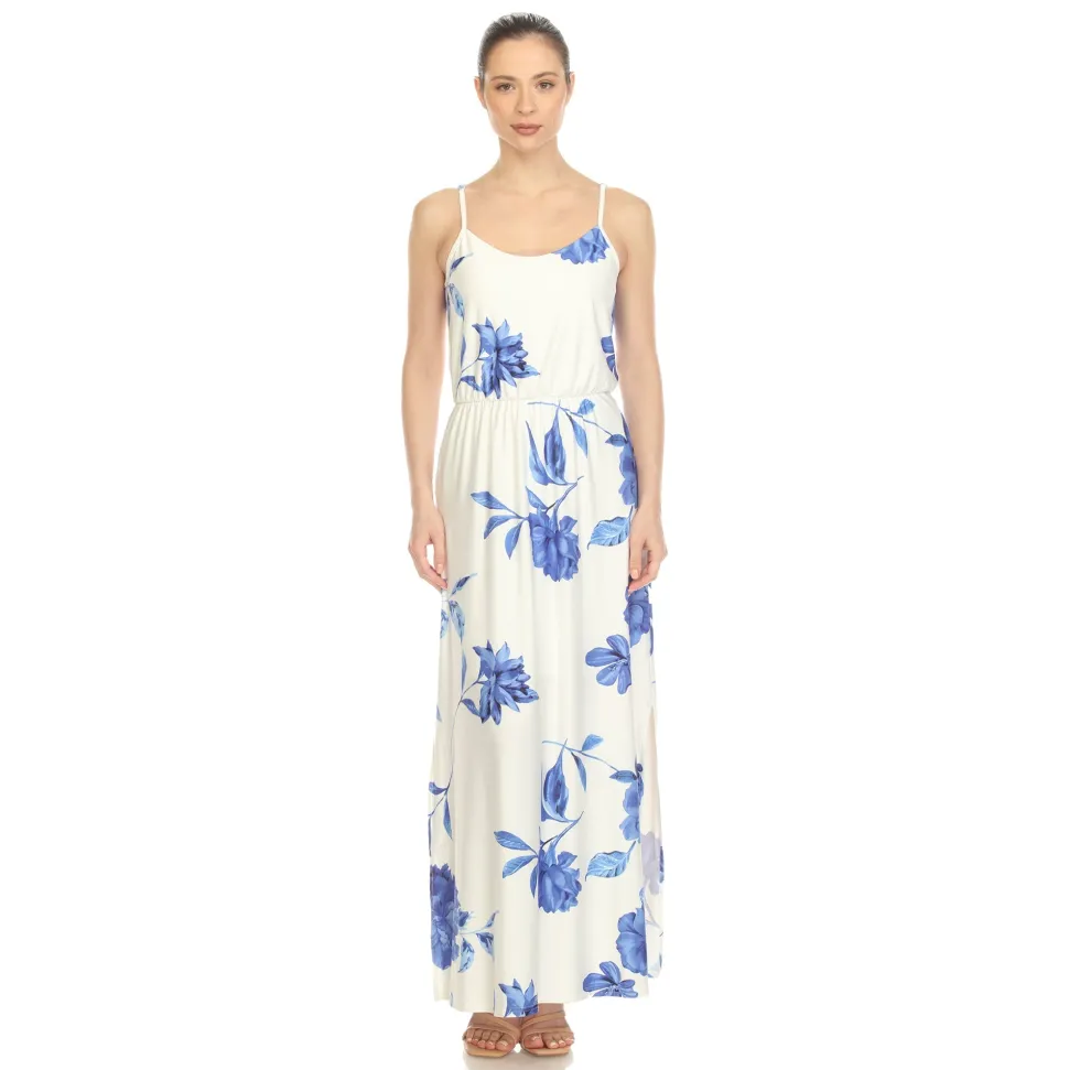 Floral Strap Maxi Dress