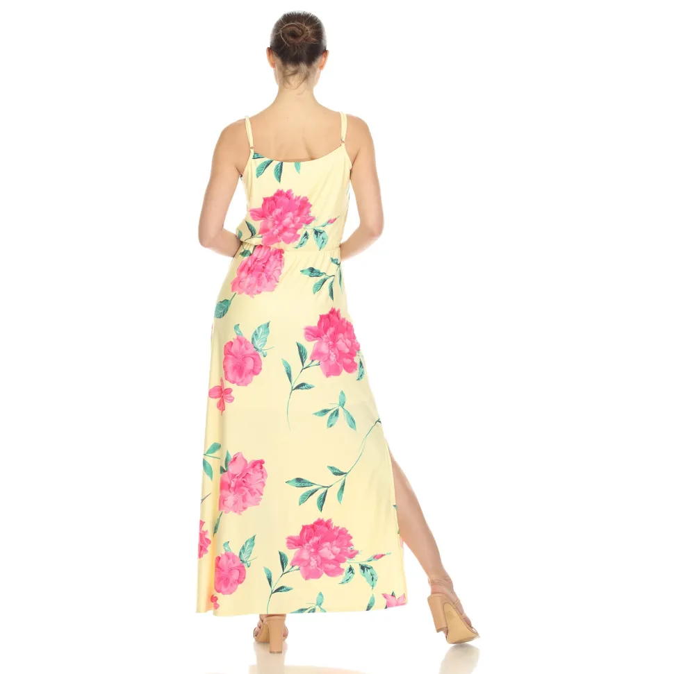 Floral Strap Maxi Dress