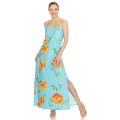 Floral Strap Maxi Dress