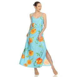 Floral Strap Maxi Dress