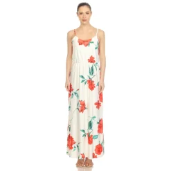Floral Strap Maxi Dress