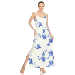 Floral Strap Maxi Dress
