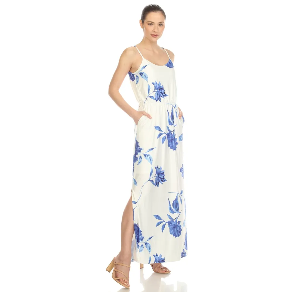 Floral Strap Maxi Dress