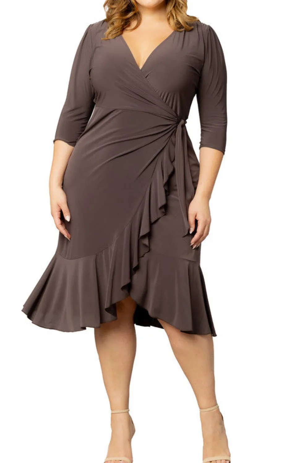 Java Whimsy Wrap Dress - Plus
