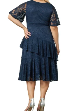 Lace Affair Cocktail Dress - Plus