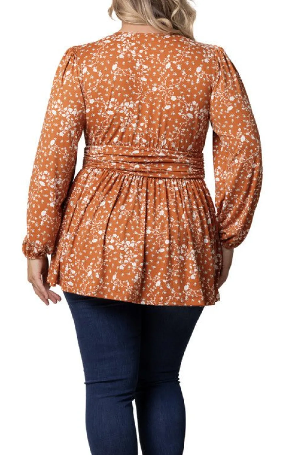 Leah Long Sleeve Tunic Top - Plus