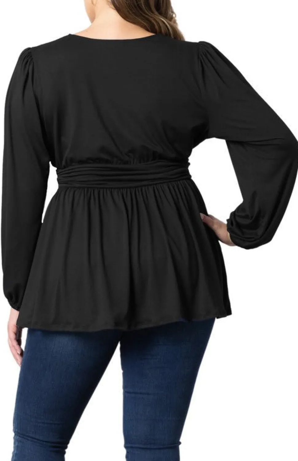 Leah Long Sleeve Tunic Top - Plus