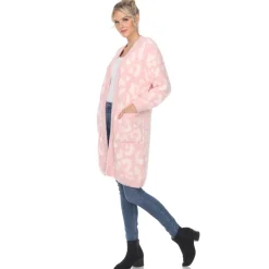 Leopard Print Open Front Cardigan