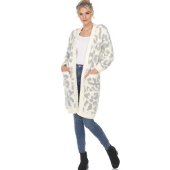 Leopard Print Open Front Cardigan