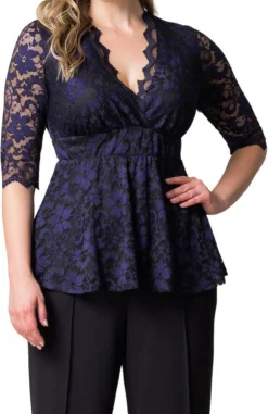 Luxe Lace Top - Plus