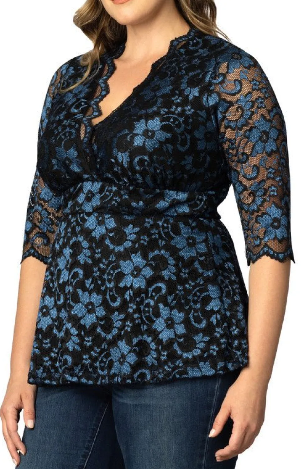 Luxe Lace Top - Plus