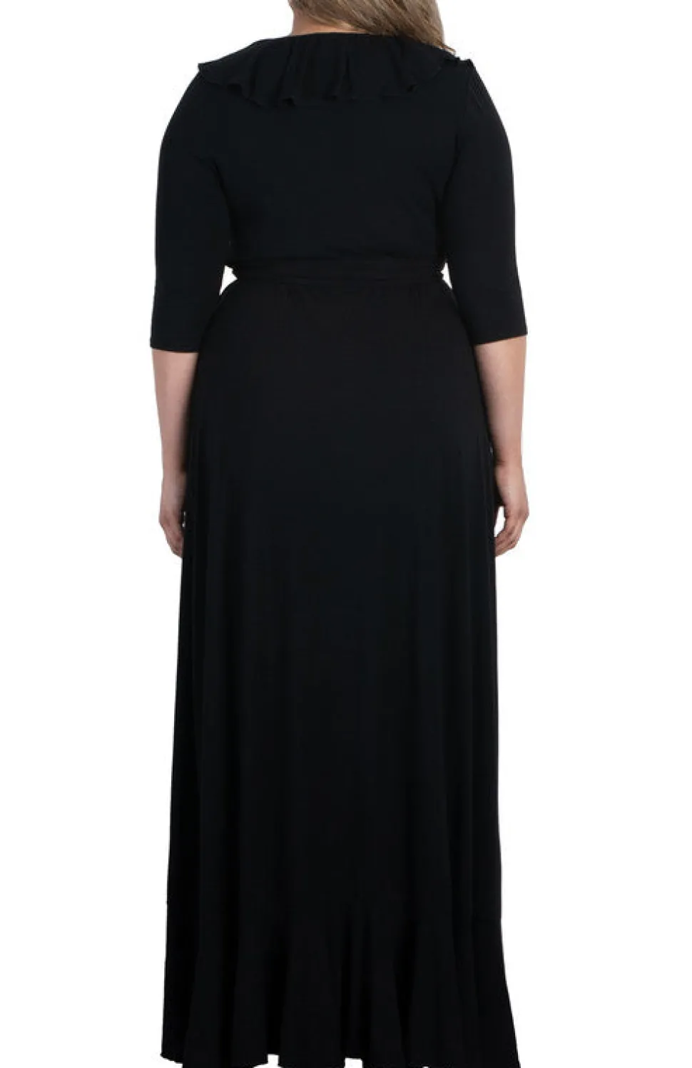 Maritime Maxi Dress - Black Noir - Plus