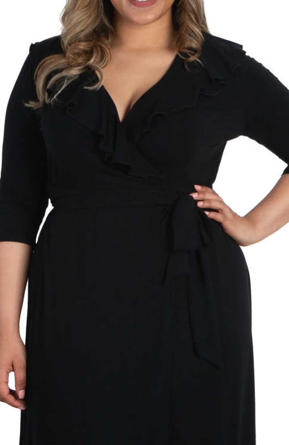 Maritime Maxi Dress - Black Noir - Plus