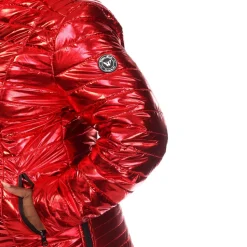Metallic Puffer Coat - Plus
