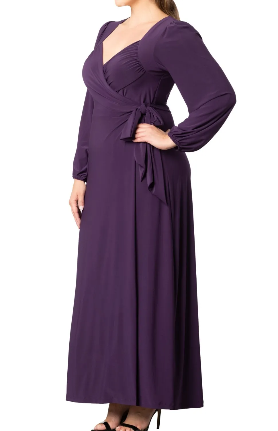 Modern Muse Wrap Gown - Plus