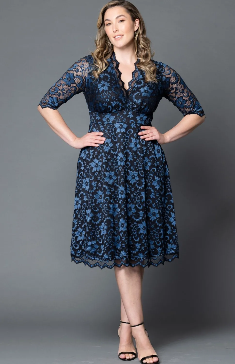 Mon Cherie Lace Dress - Plus