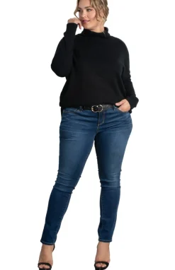 Paris Turtleneck Tunic Sweater - Plus
