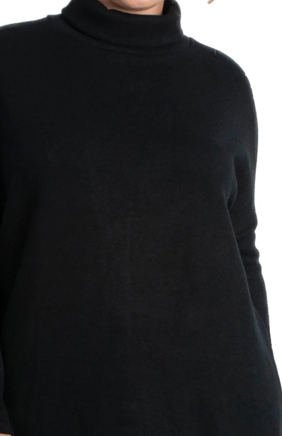 Paris Turtleneck Tunic Sweater - Plus
